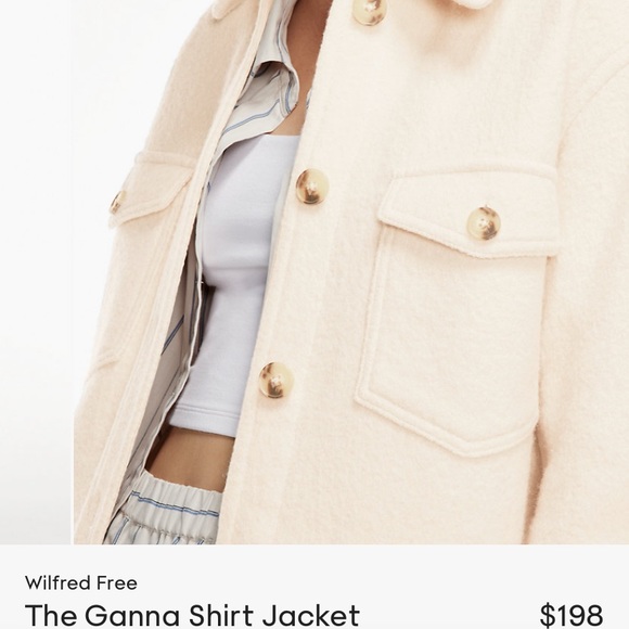 S O L D Wilfred Free Ganna shirt jacket - Picture 1 of 11